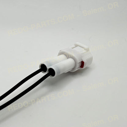 OEM Style Key Switch or Parking Brake Pigtail Connector 2 Wire White Male *NEW* Parts - New