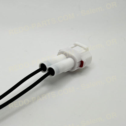 OEM Style Key Switch or Parking Brake Pigtail Connector 2 Wire White Male *NEW* Parts - New
