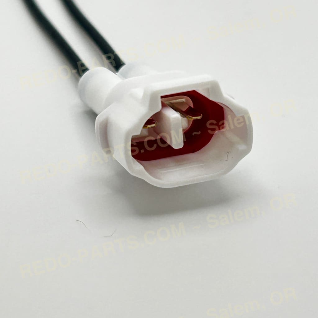 OEM Style Key Switch or Parking Brake Pigtail Connector, 2 Wire White ...