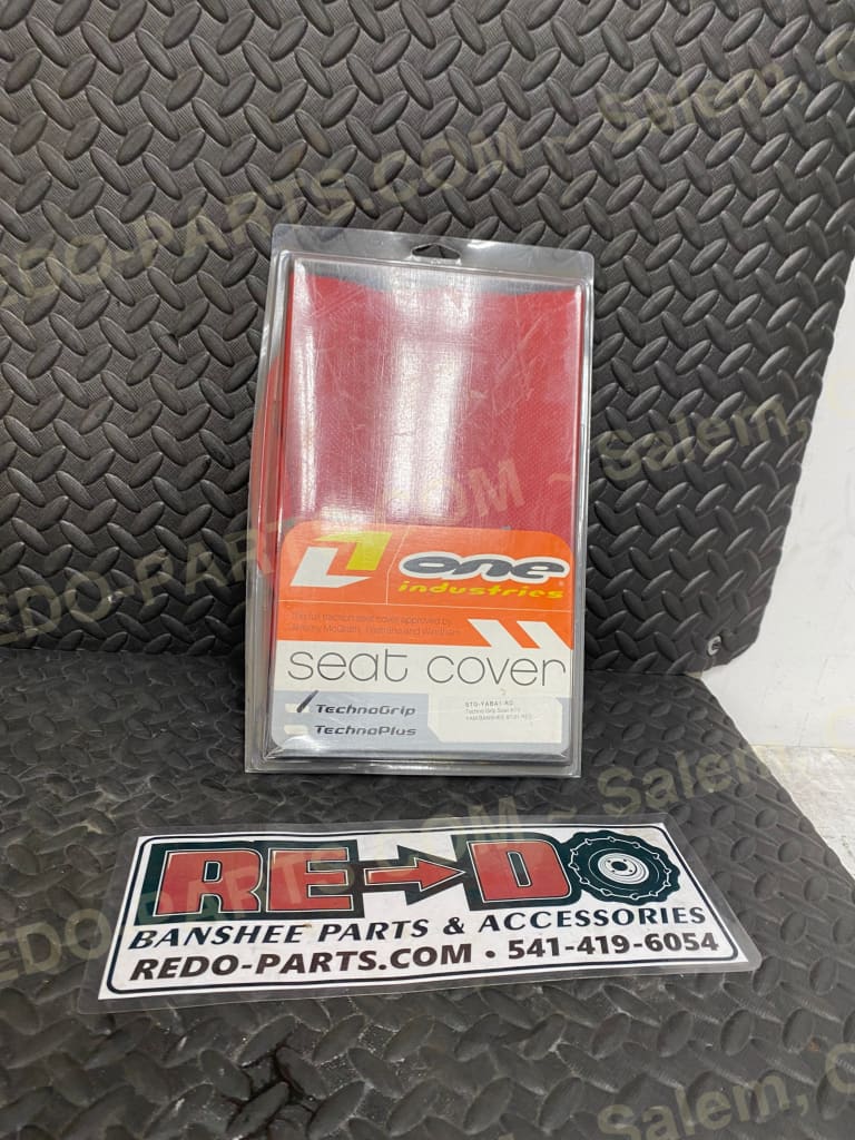 One Industry Red Seat Cover *NEW* Parts - Used