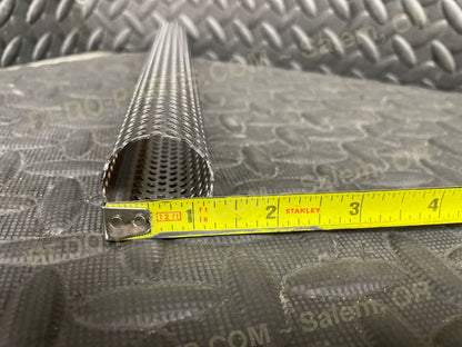 Perforated Pipe for Silencers. 1.25” OD X 12”*NEW* - Parts - New