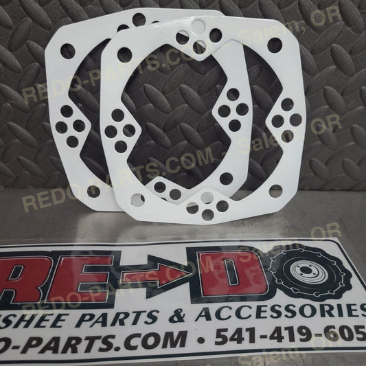 Powder Coat OEM Front Wheel Shield set of 2 White *USED LIKE NEW* Parts - Used