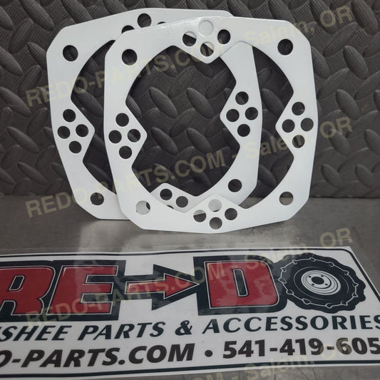 Powder Coat OEM Front Wheel Shield set of 2 White *USED LIKE NEW* Parts - Used