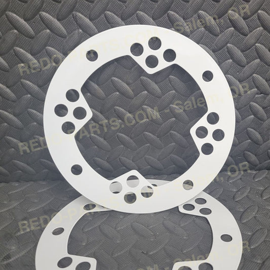 Powder Coat OEM Front Wheel Shield set of 2 White *USED LIKE NEW* Parts - Used