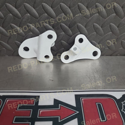 Powder Coated Front Motor Mounts White *USED* Parts - Used