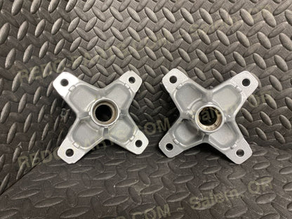 Powder Coated OEM Front Hubs A-Arm Style - Silver *USED* - Parts - Used
