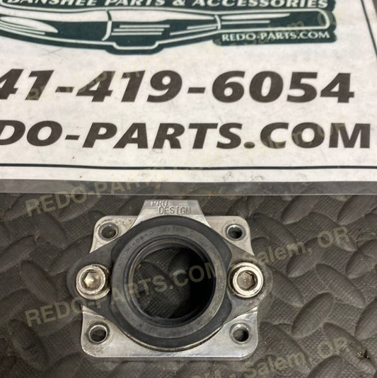 Pro Design Intake Flange with Boot. Single *USED* Parts - Used