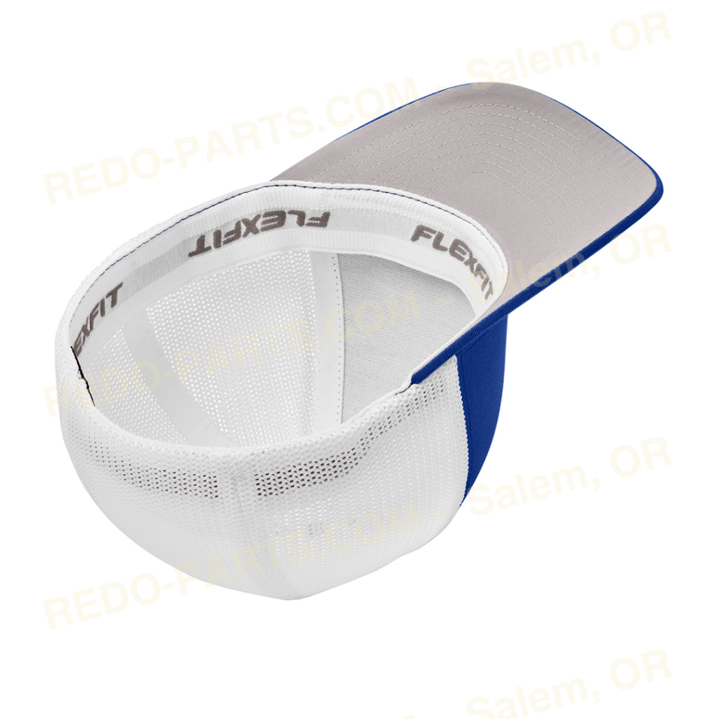 Re-Do Logo Trucker Flexfit Hat Red White Logo Royal Blue with White Mesh *NEW* Swag