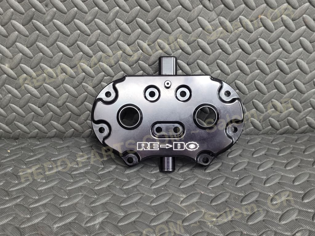 Redline Racing Cool Head Billet Aluminum Black Anodized with RE-DO Logo *NEW* Parts - New