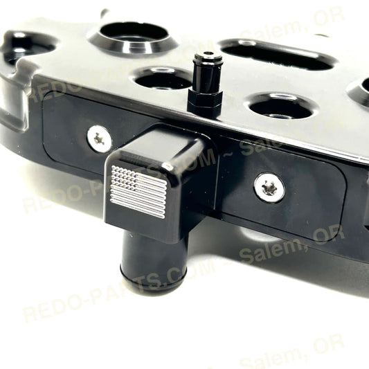 Redline Racing Cool Head Billet Aluminum Black Anodized with RE-DO Logo *NEW* Parts - New