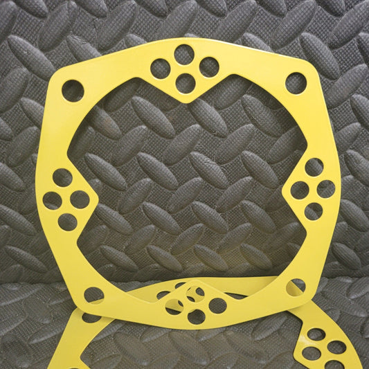 Powder Coat OEM Front Wheel Shield set of 2 Yellow *USED LIKE NEW*