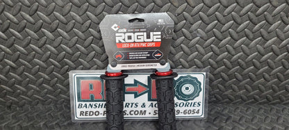 ODI Rogue Lockon Grips 125MM Black/Red *NEW*