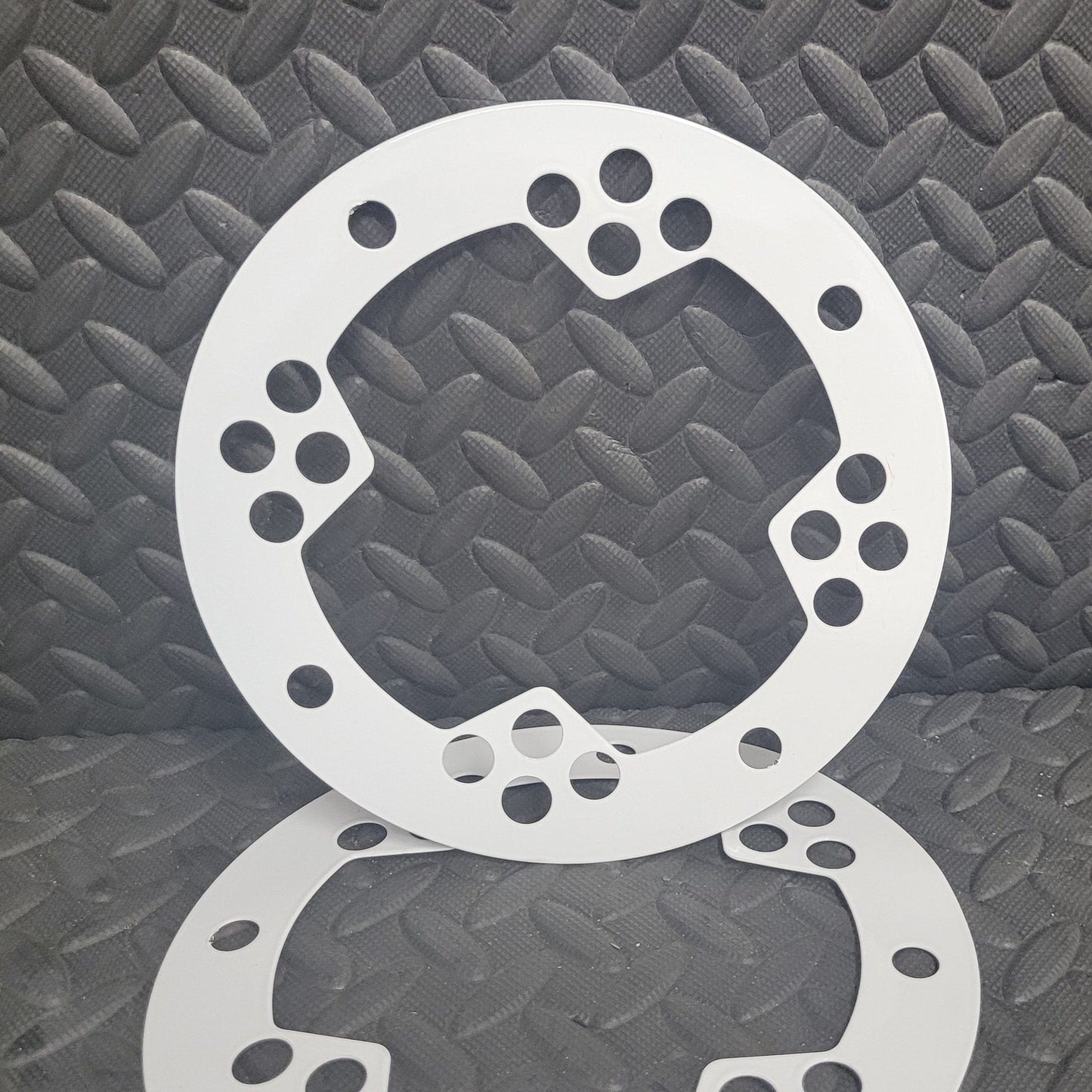 Powder Coat OEM Front Wheel Shield set of 2 White *USED LIKE NEW*
