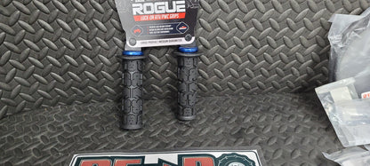 ODI Rogue Lockon Grips 125MM Black/Blue * NEW