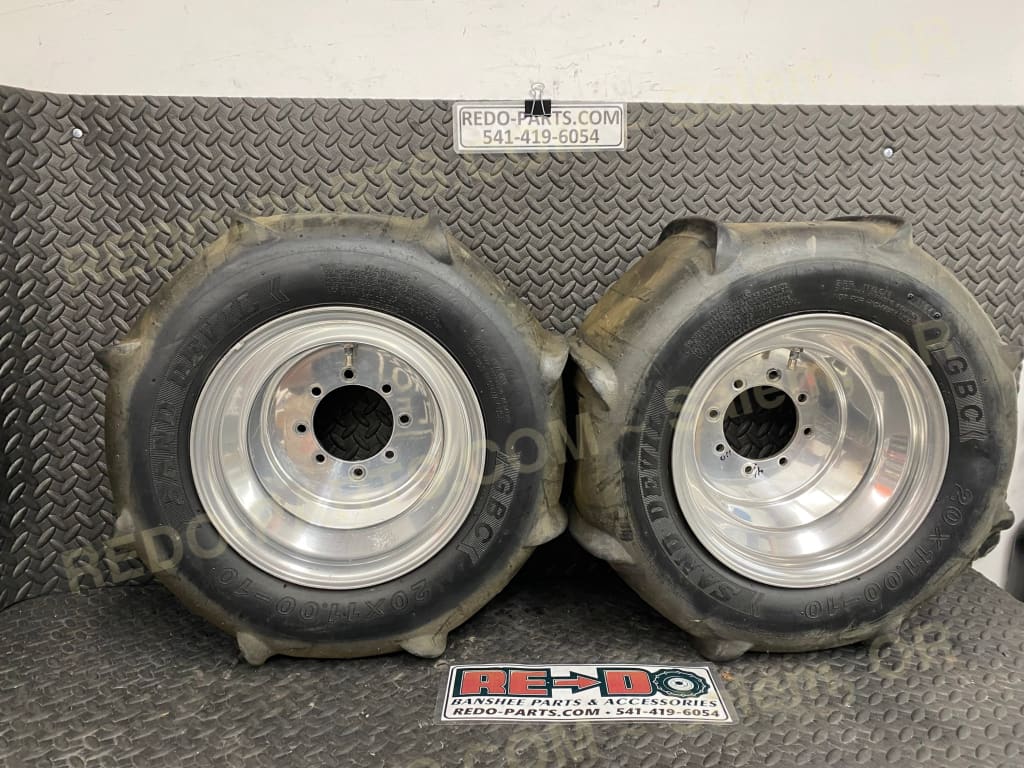 Sand Devil 20x11-10 Paddle Tires 8 Blade. *USED* Parts - Used