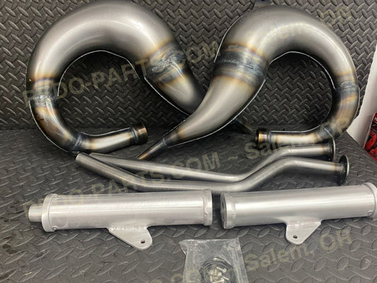 Shearers Small Bore In Frame Exhaust Pipes RAW *NEW* Parts - New