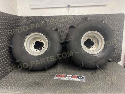 Skat Trac 22x11 8 Ten Paddle Extremes on ITP Wheels *USED* Parts Used