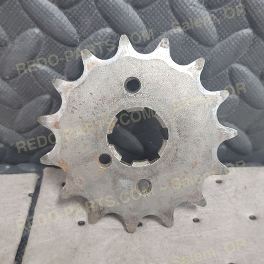 Spare Front Countershaft Sprocket 15 Tooth *USED* Parts - New