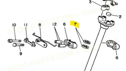 Steering Stem Bracket Oil Seal *NEW* Parts - New