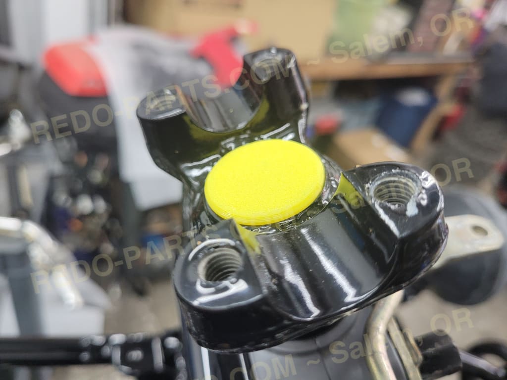 Steering Stem Replacement Cap *NEW* Yellow Parts - New