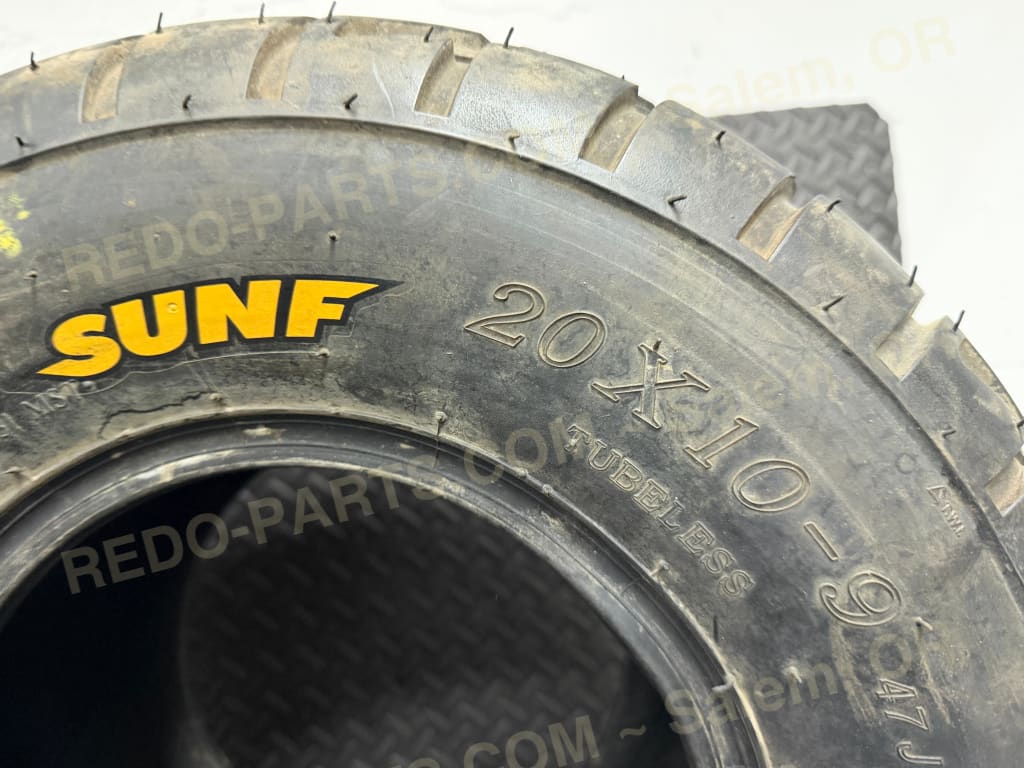 SUNF 20x10-9 Rear and 22x7-10 Front Tires Set of 4 *USED* - Parts - Used
