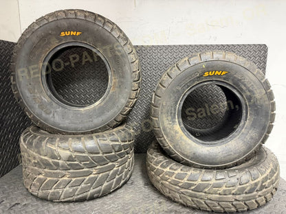 SUNF 20x10-9 Rear and 22x7-10 Front Tires Set of 4 *USED* - Parts - Used