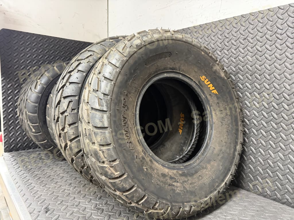SUNF 20x10-9 Rear and 22x7-10 Front Tires Set of 4 *USED* - Parts - Used
