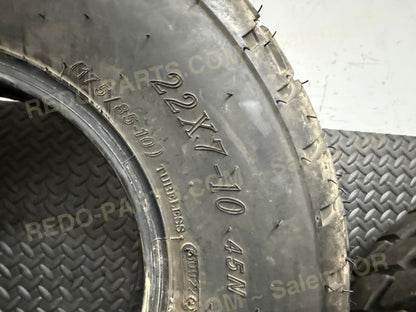 SUNF 20x10-9 Rear and 22x7-10 Front Tires Set of 4 *USED* - Parts - Used