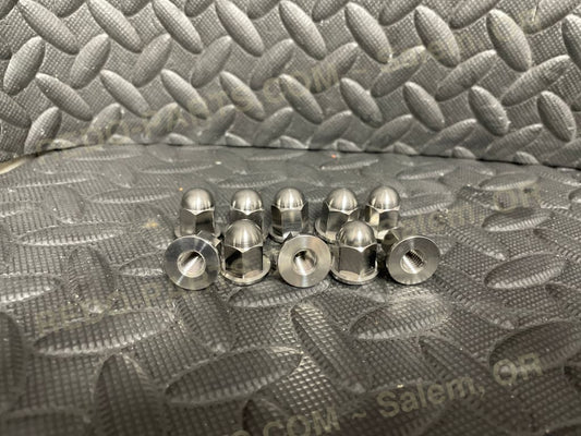 Titanium Acorn Head Nuts (NEW) 10 pcs. Parts - New