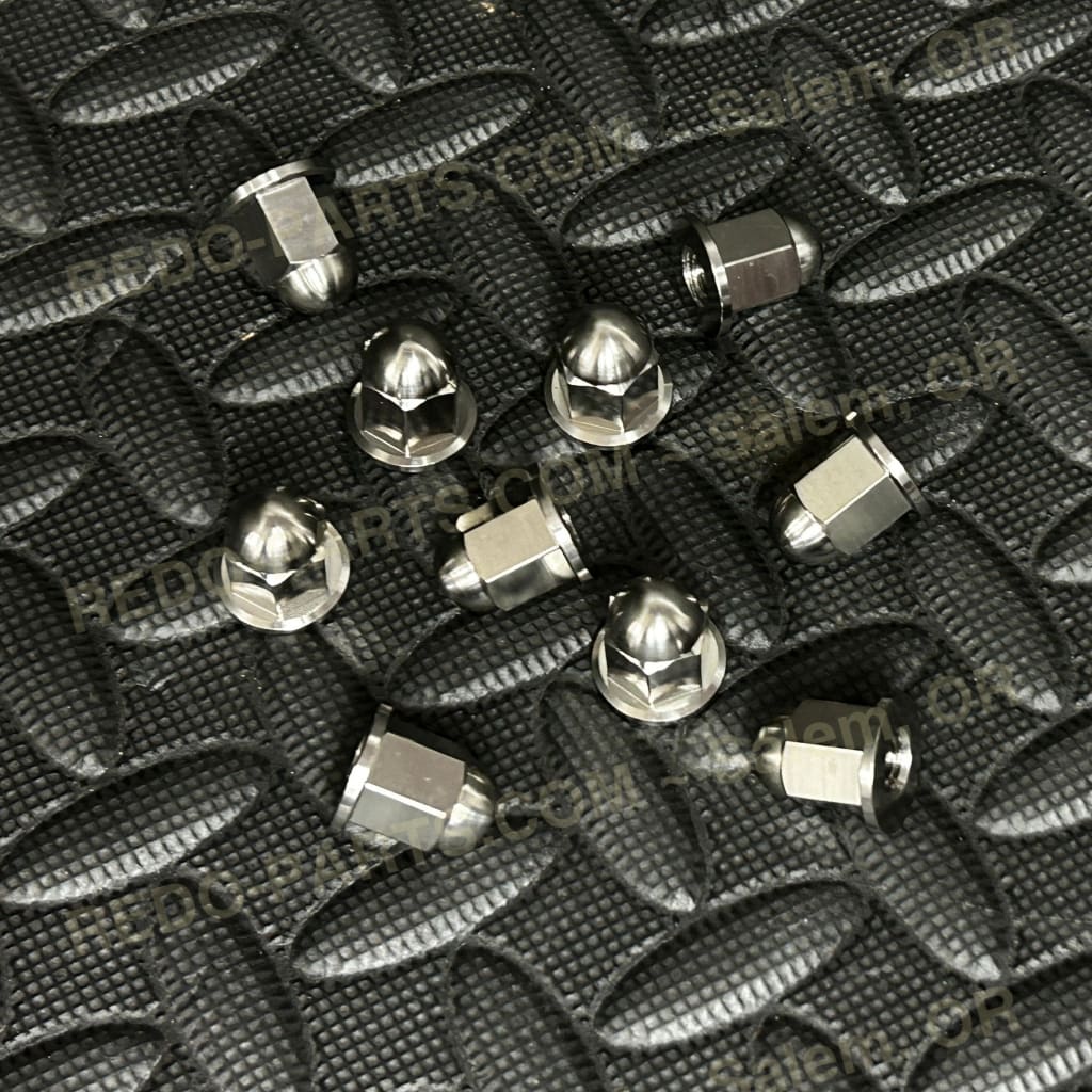 Titanium Acorn Head Nuts (NEW) 10 pcs. Parts - New