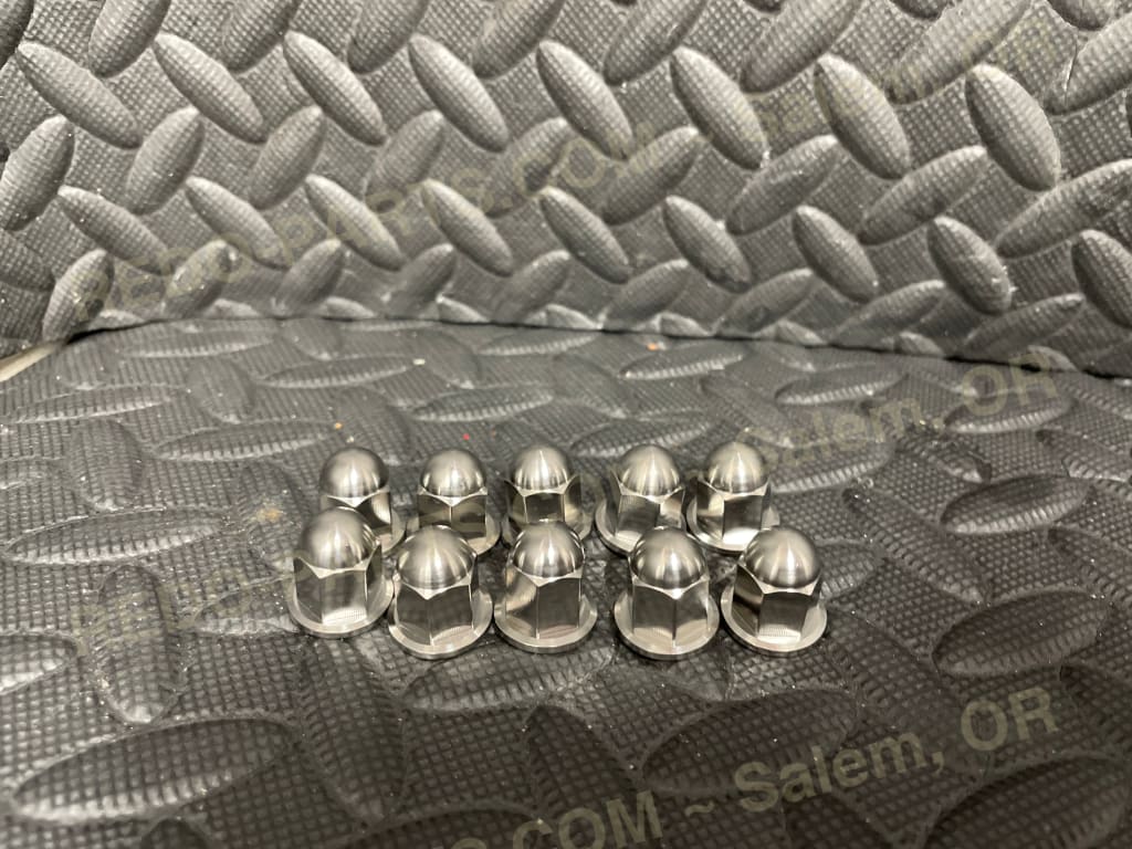 Titanium Acorn Head Nuts (NEW) 10 pcs. Parts - New