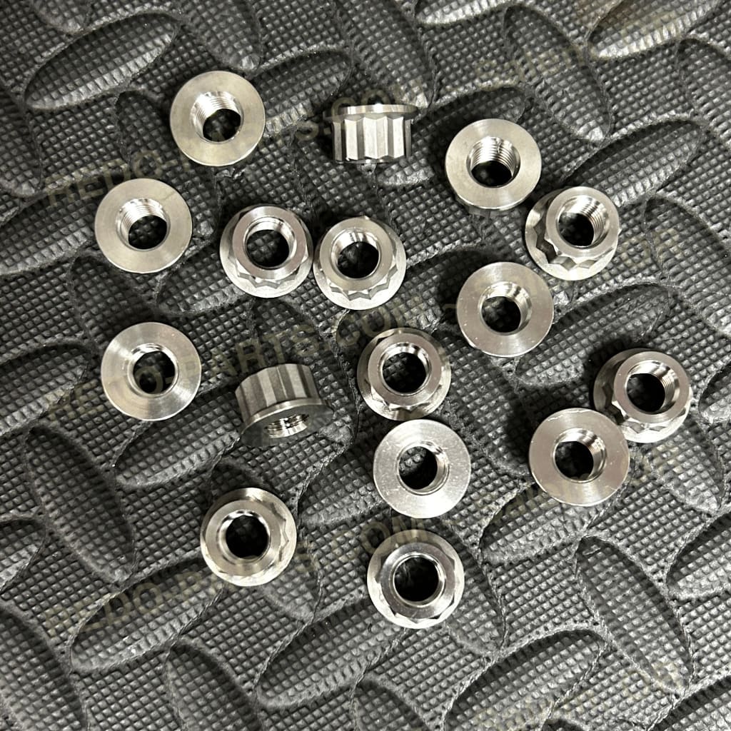 Titanium Wheel Lug Nuts (NEW) 16 pcs. Parts - New