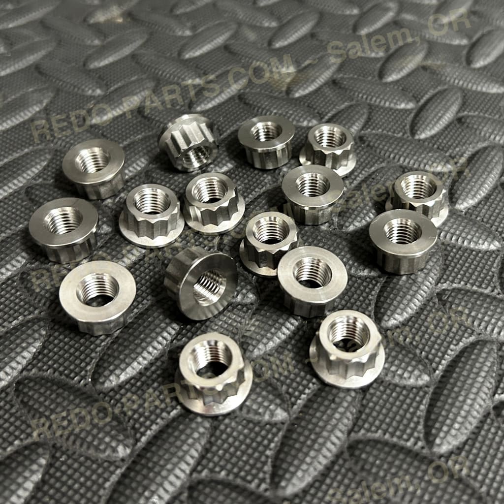 Titanium Wheel Lug Nuts (NEW) 16 pcs. Parts - New