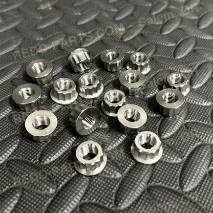 Titanium Wheel Lug Nuts (NEW) 16 pcs. Parts - New