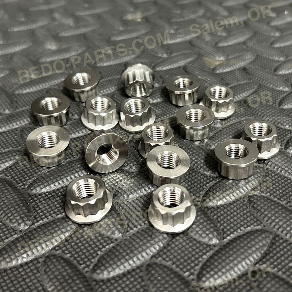 Titanium Wheel Lug Nuts (NEW) 16 pcs. Parts - New