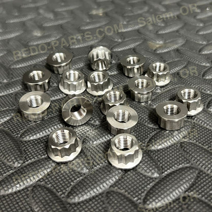 Titanium Wheel Lug Nuts (NEW) 16 pcs. Parts - New