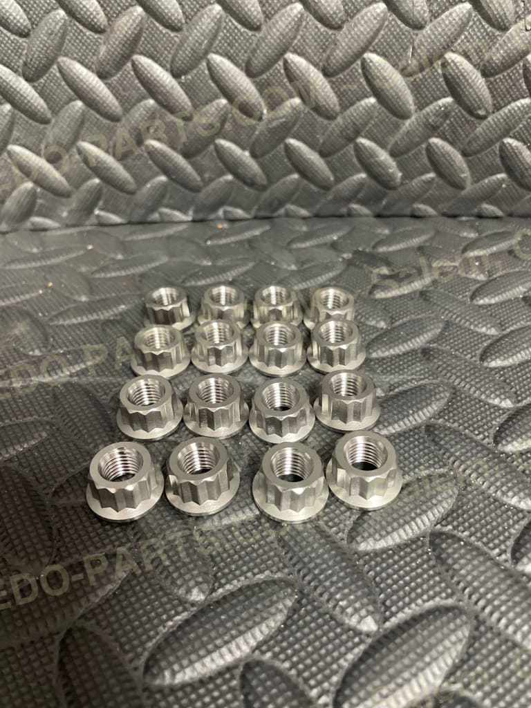 Titanium Wheel Lug Nuts (NEW) 16 pcs. Parts - New