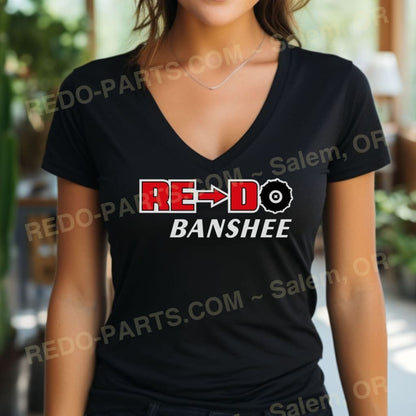 Women’s Black SS Tee Red & White Logo *NEW* Swag