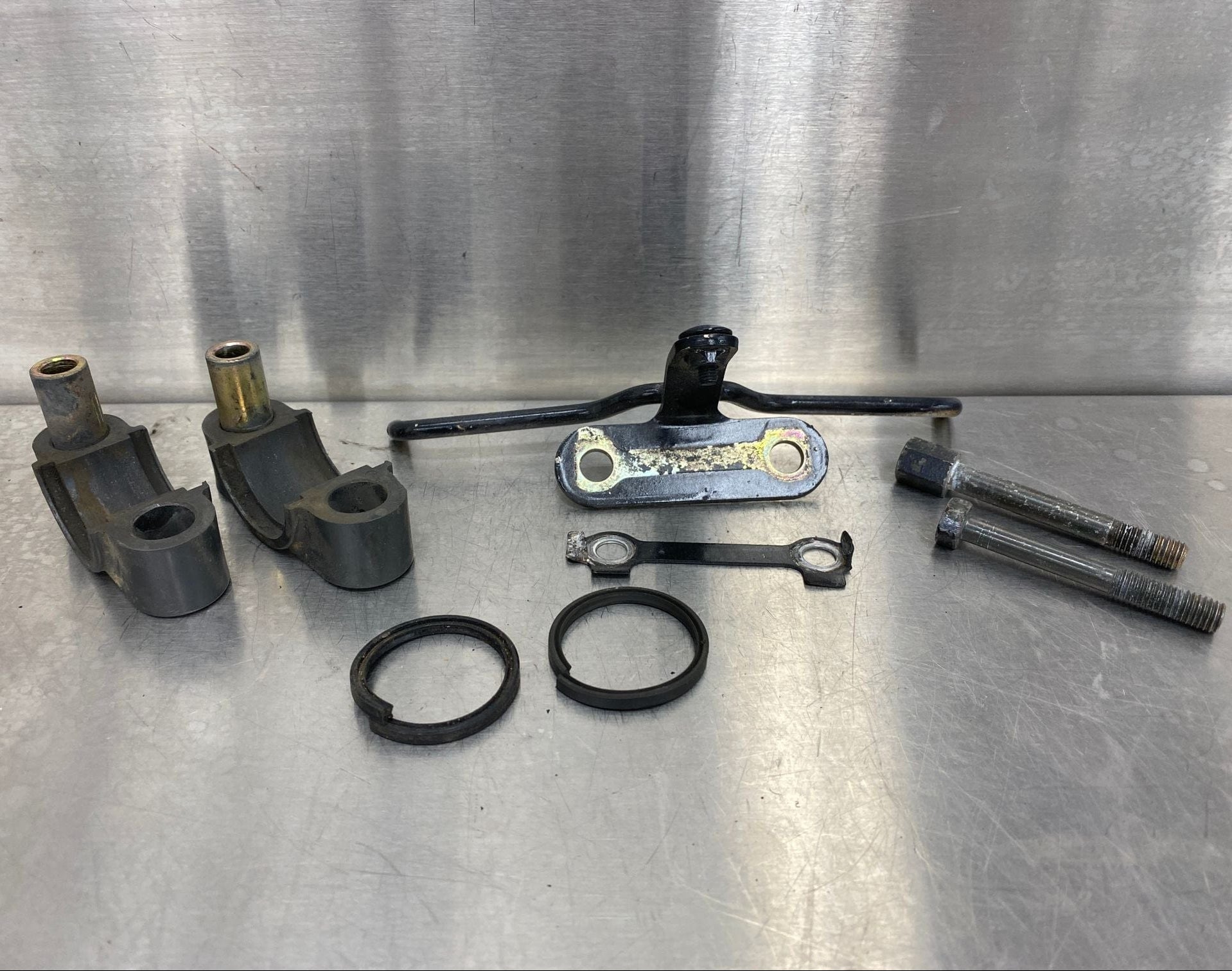 Factory OEM Steering Stem Bushing And Bracket - Radiator Mount, Stock ...