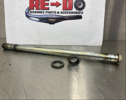 swingarm bolt with washer and nut