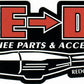 REDO Pipe Logo Red wh words, blk bkgrd outline