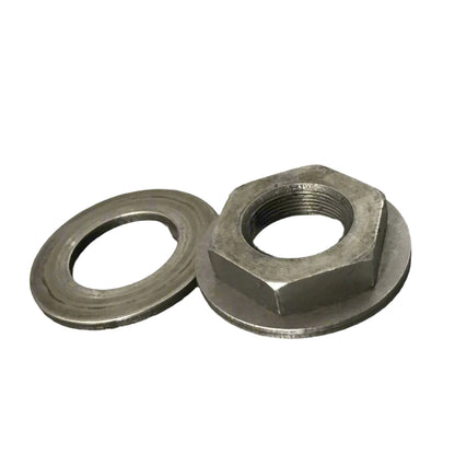 thrust washers and nut